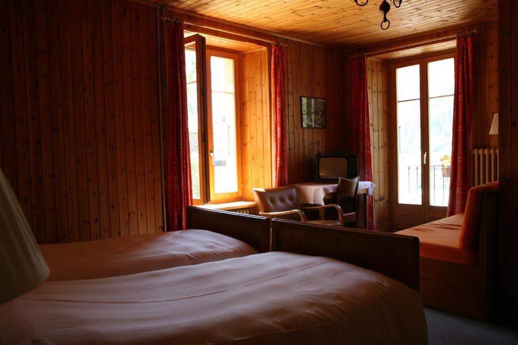 Evolène Hotel Hermitage חדר תמונה